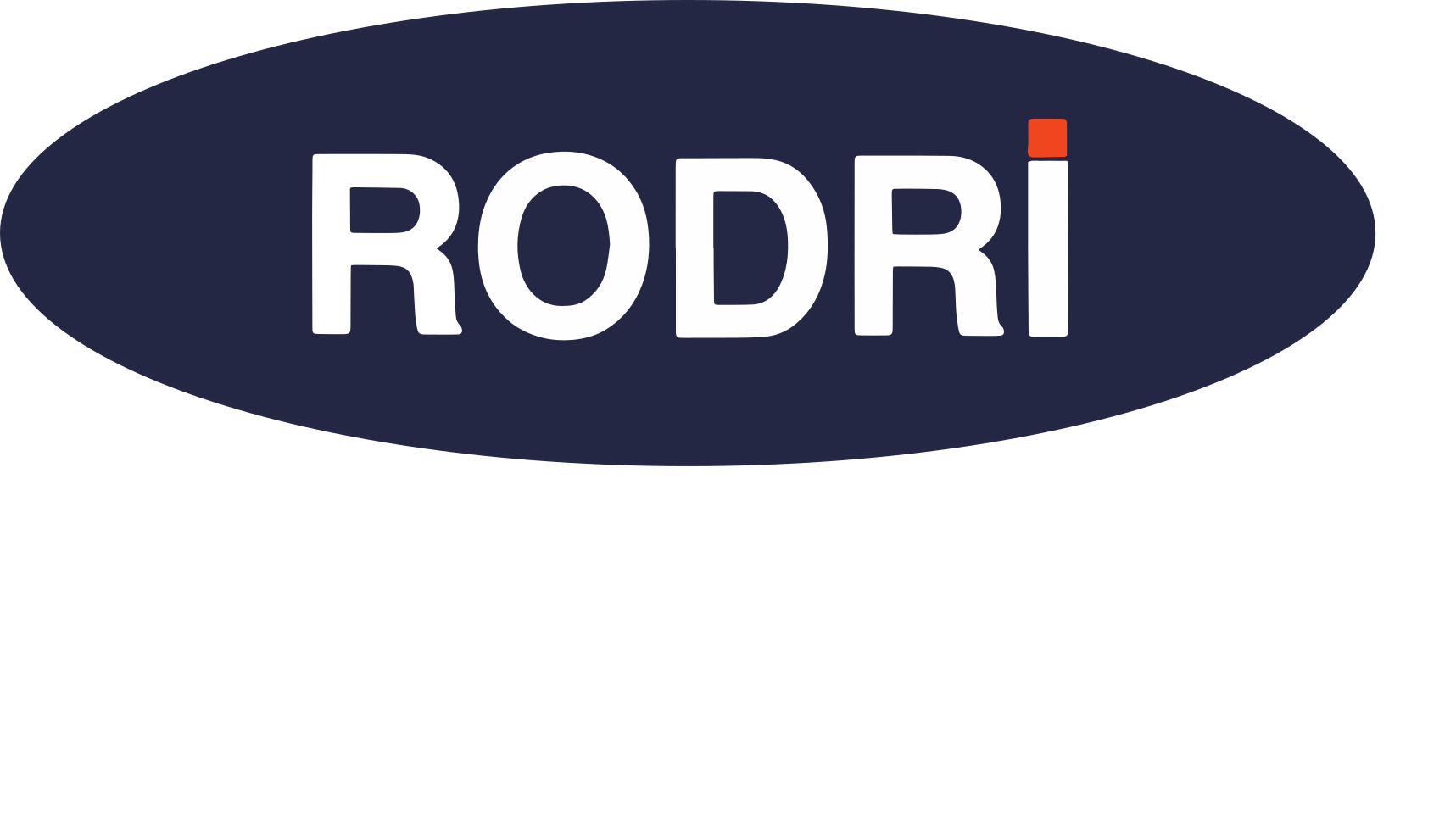 Rodri logo sticker tbv stand